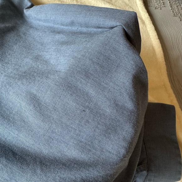 Barrington men’s long sleeve button down blue dress shirt Neck 18.5 34/35 - Picture 9 of 10